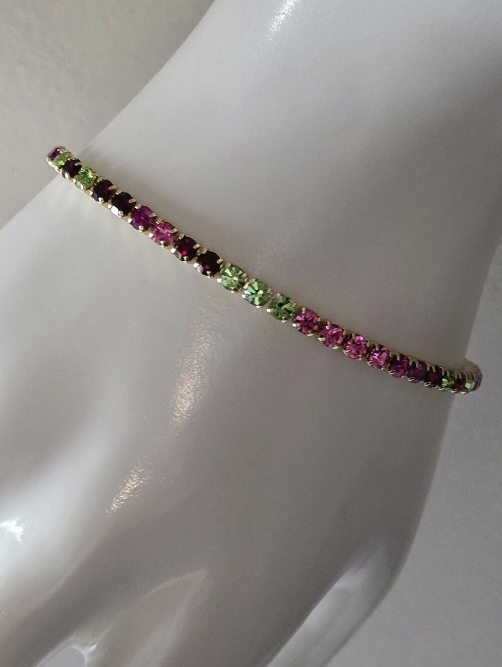 Colorful Tennis 6.5" Bracelet
